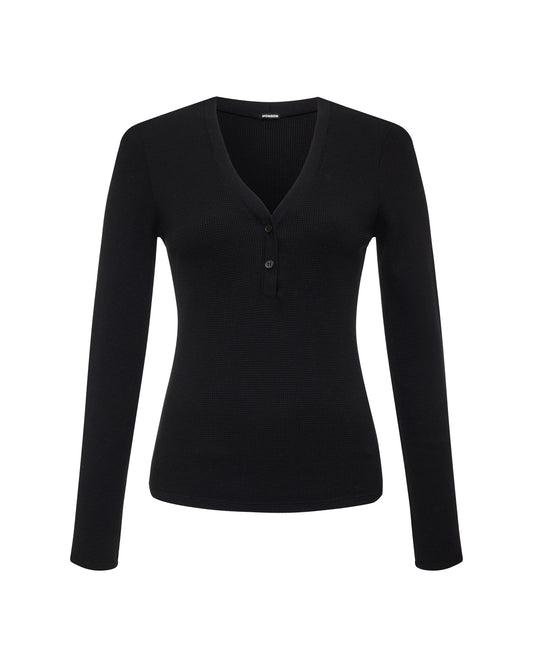Baby Thermal V Neck Henley