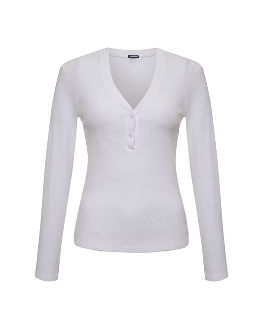 Baby Thermal V Neck Henley