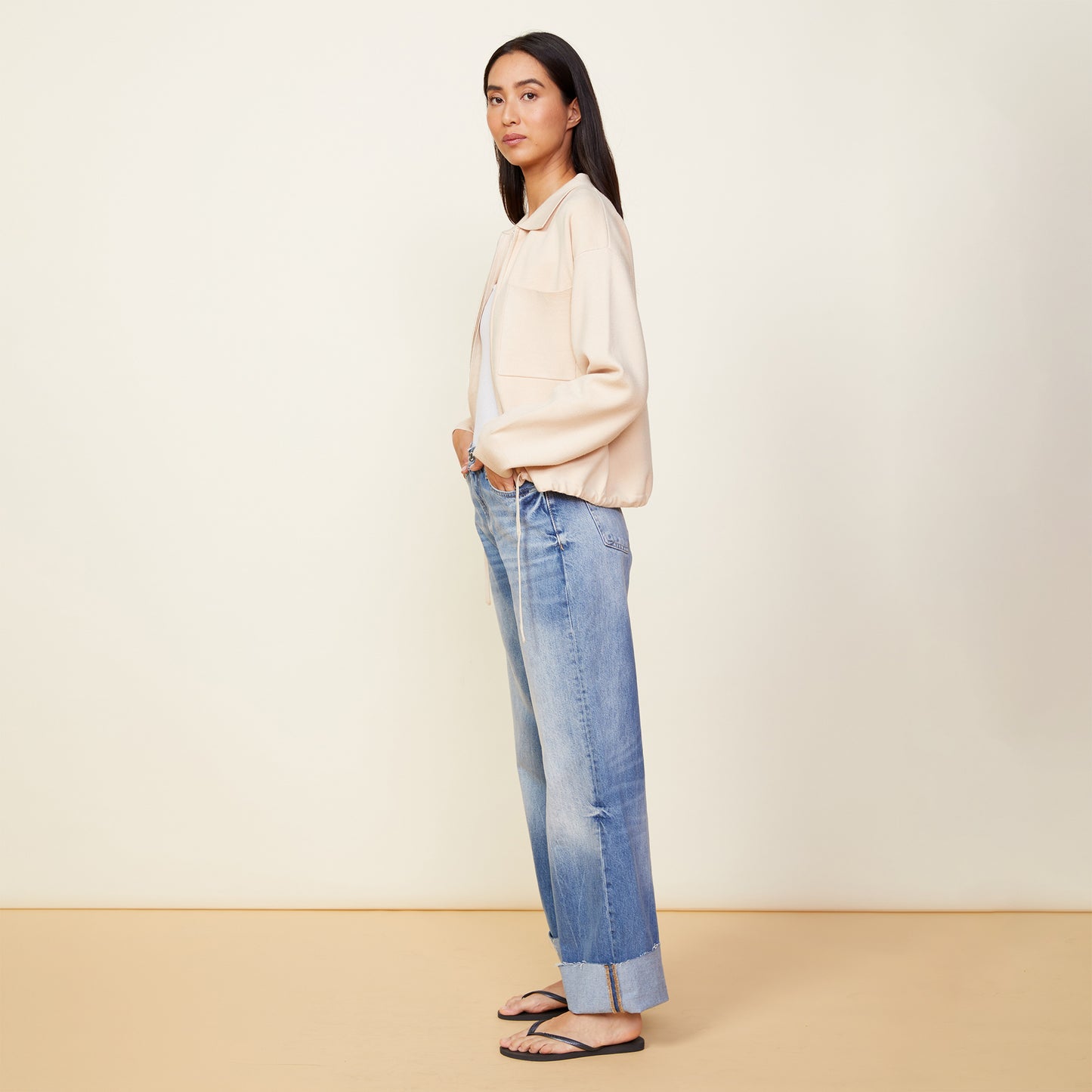 Soft Knit Pocket Jacket
