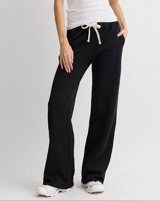 Teddy Fleece Straight Leg Sweatpant