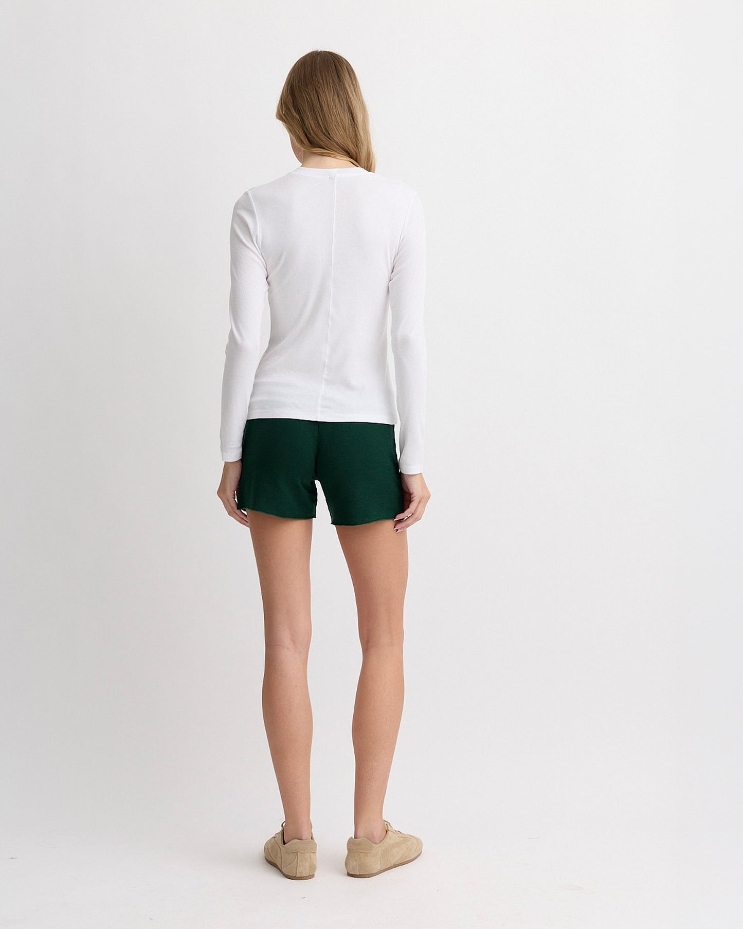 Supimafine Rib Long Sleeve Crew