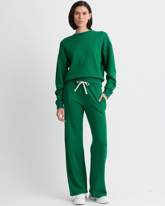 Teddy Fleece Crew Neck Sweatshirt