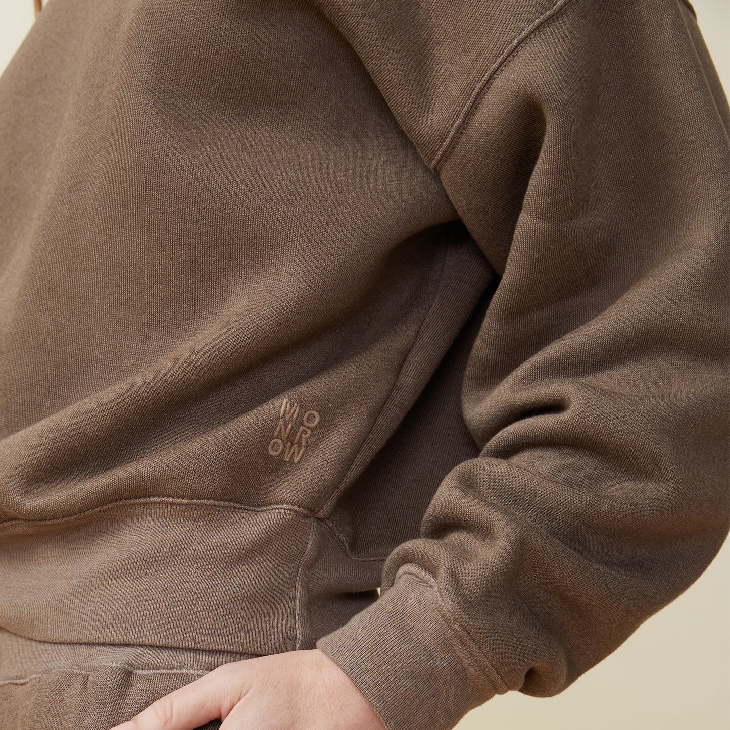 Teddy Fleece Crew Neck Sweatshirt
