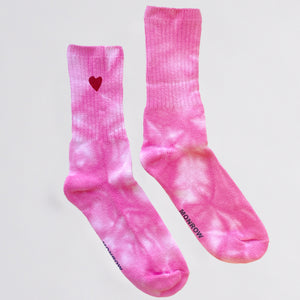 Organic Tie Dye Love Socks