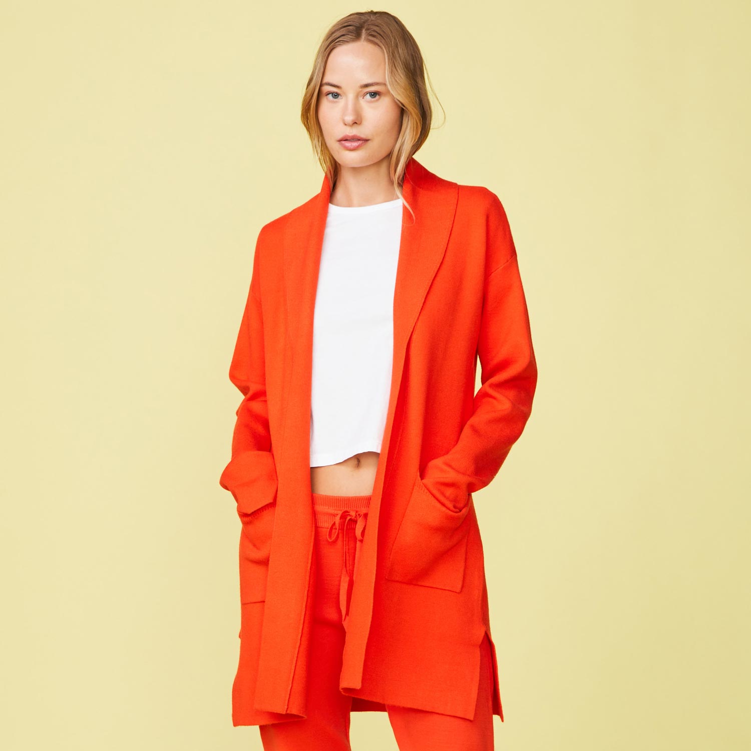 color group - SUPERSOFT SWEATER KNIT CARDIGAN - HJ0235