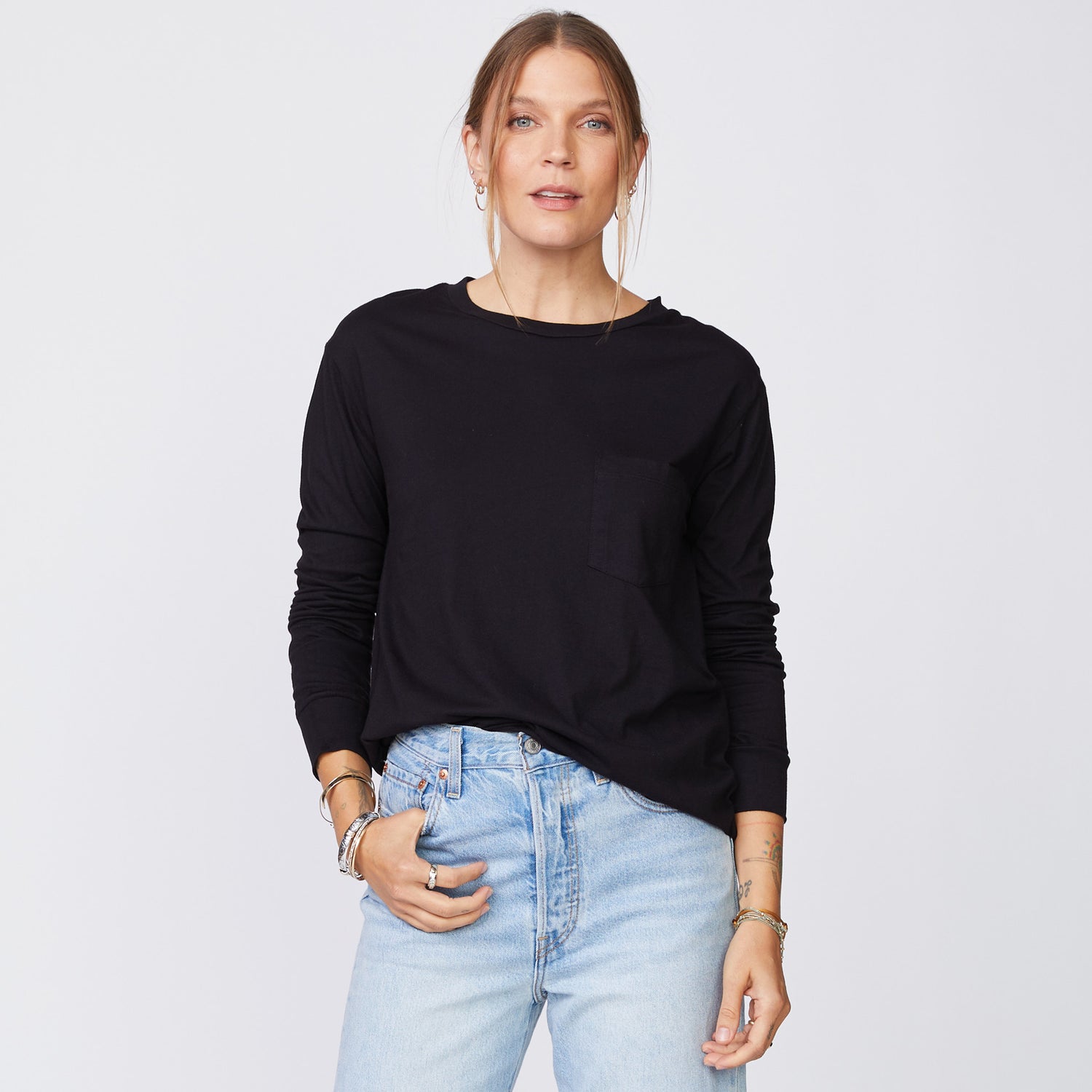 color group - LONG SLEEVE EX-BOYFRIEND CREW - HT1020