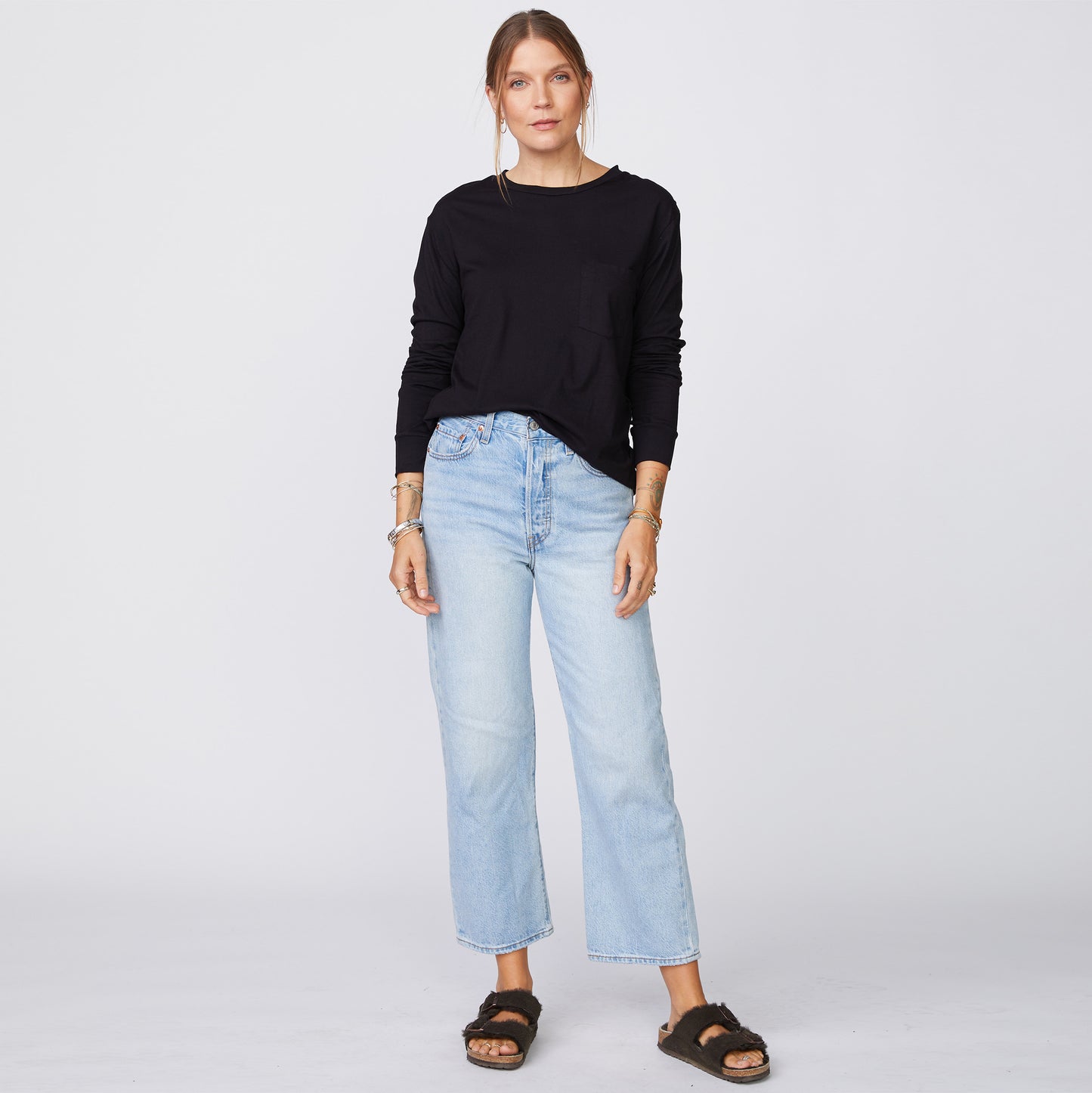 Long Sleeve Ex-Boyfriend Pocket Crew