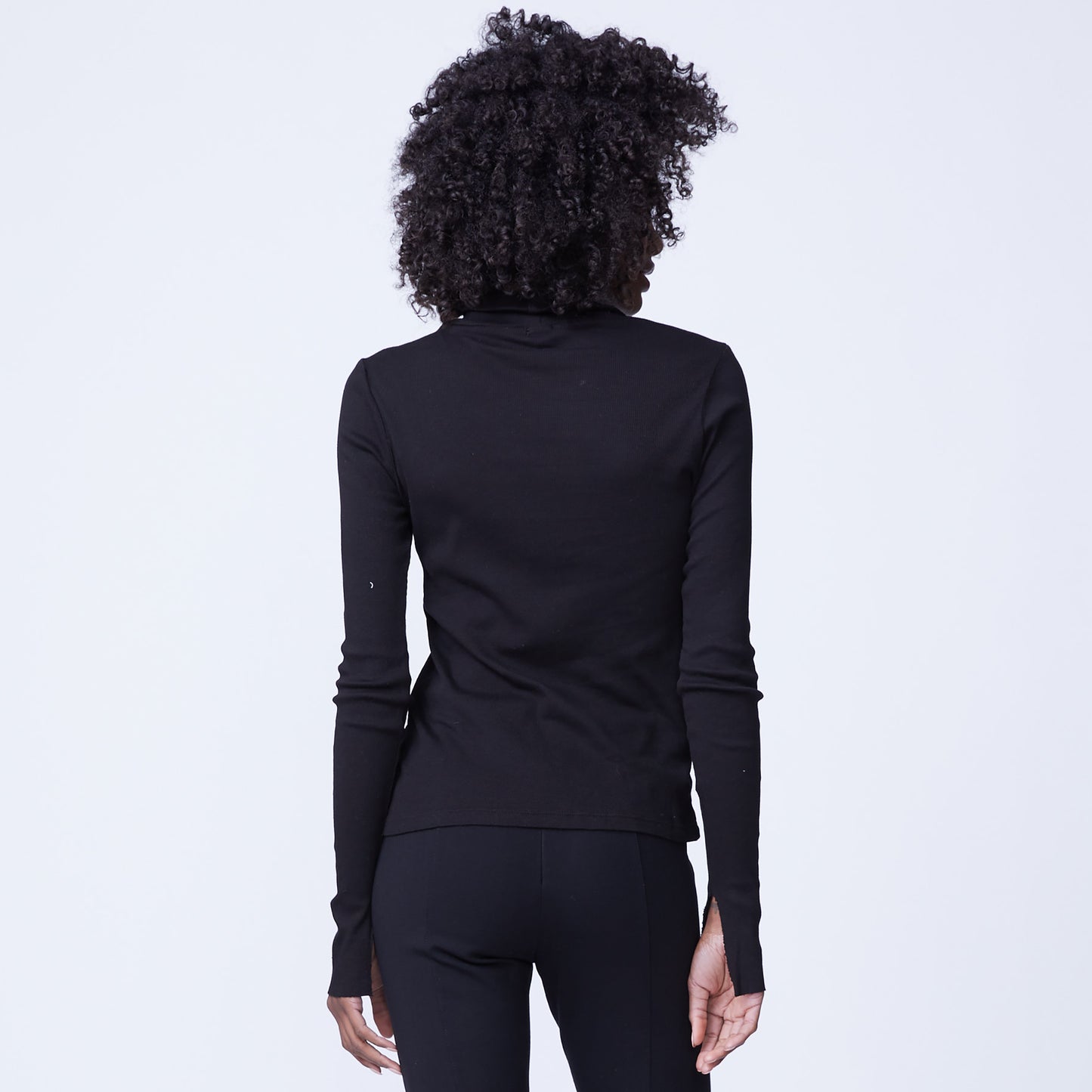 Heather Rib Turtleneck