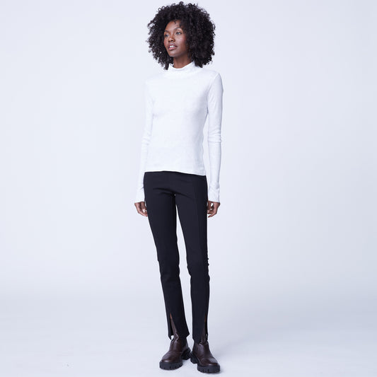 Heather Rib Turtleneck