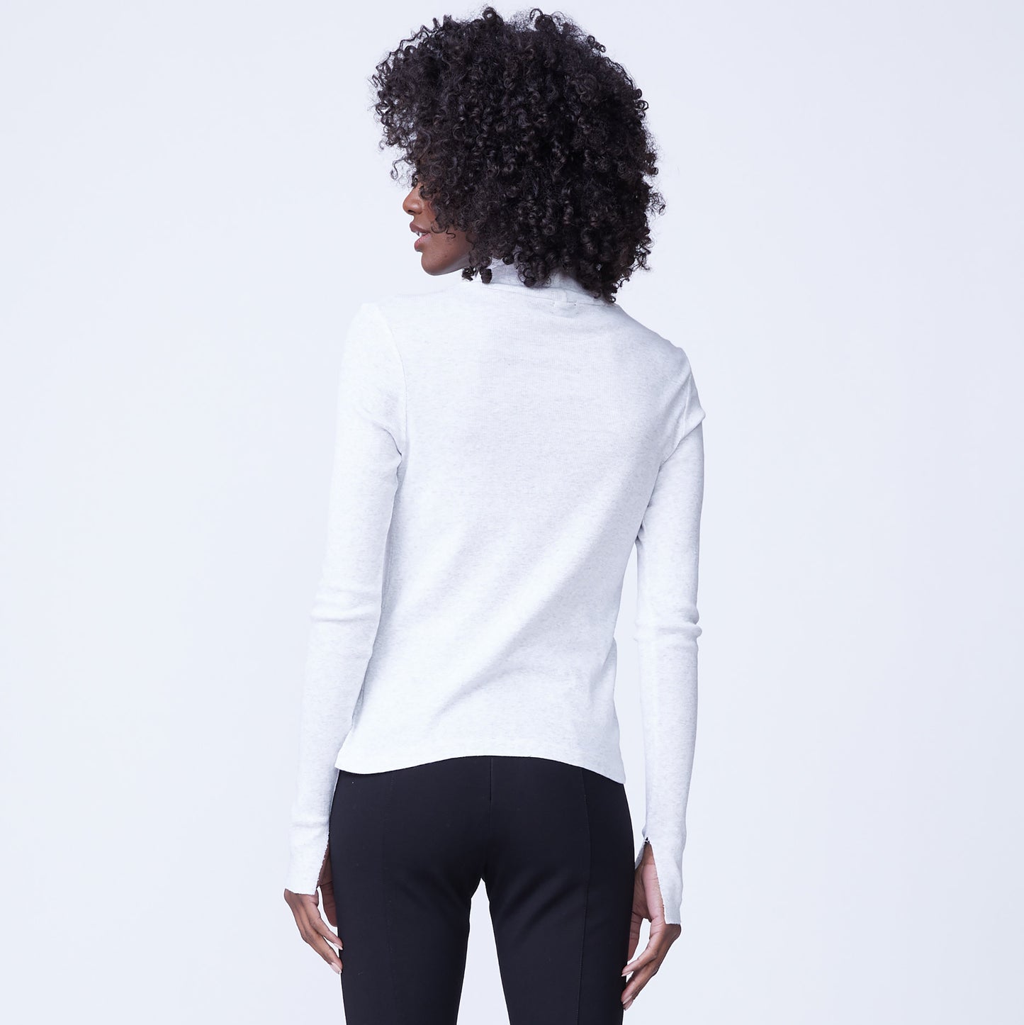 Heather Rib Turtleneck