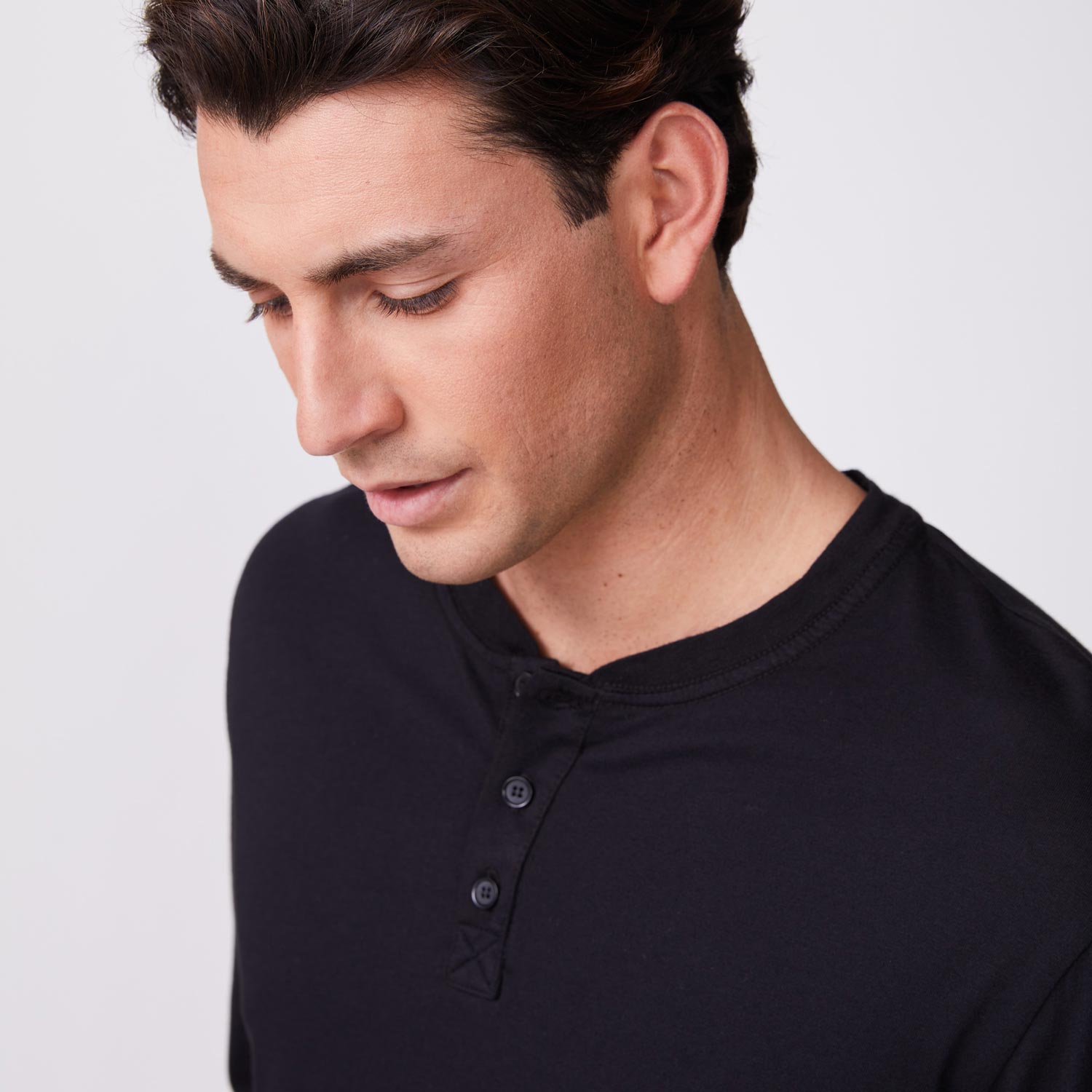 color group - MENS LONG SLEEVE HENLEY - MT0021-4