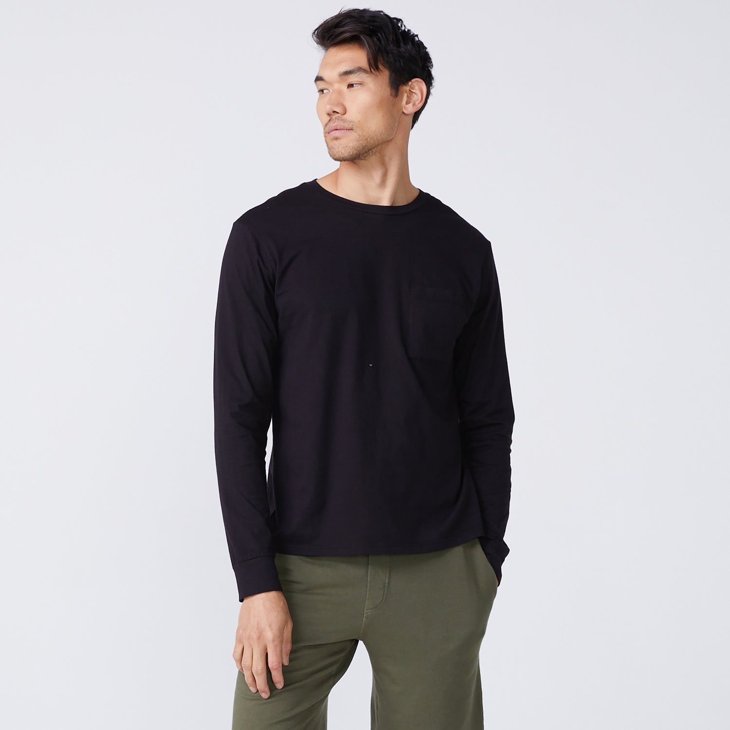 color group - MENS LONG SLEEVE POCKET TEE - MT0054