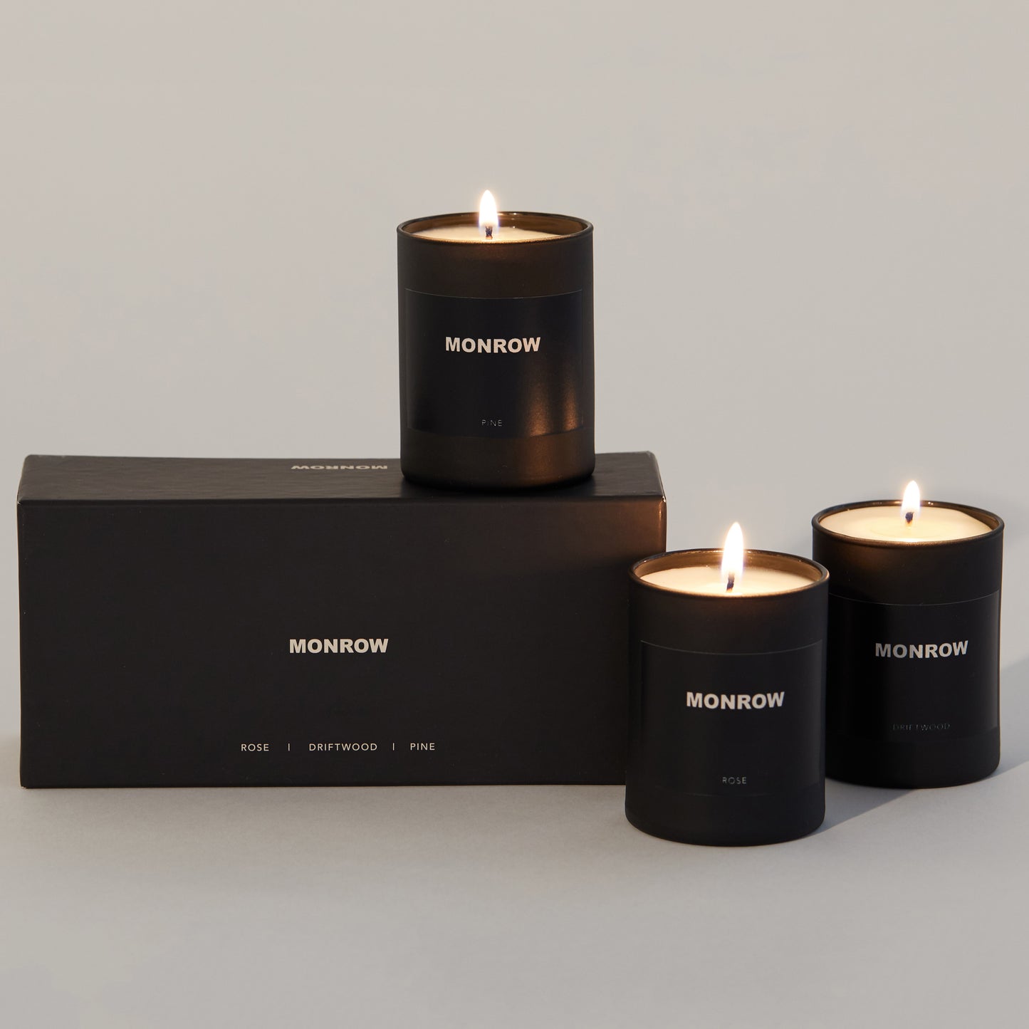 MONROW Candle 3 Pack (4417755480166)