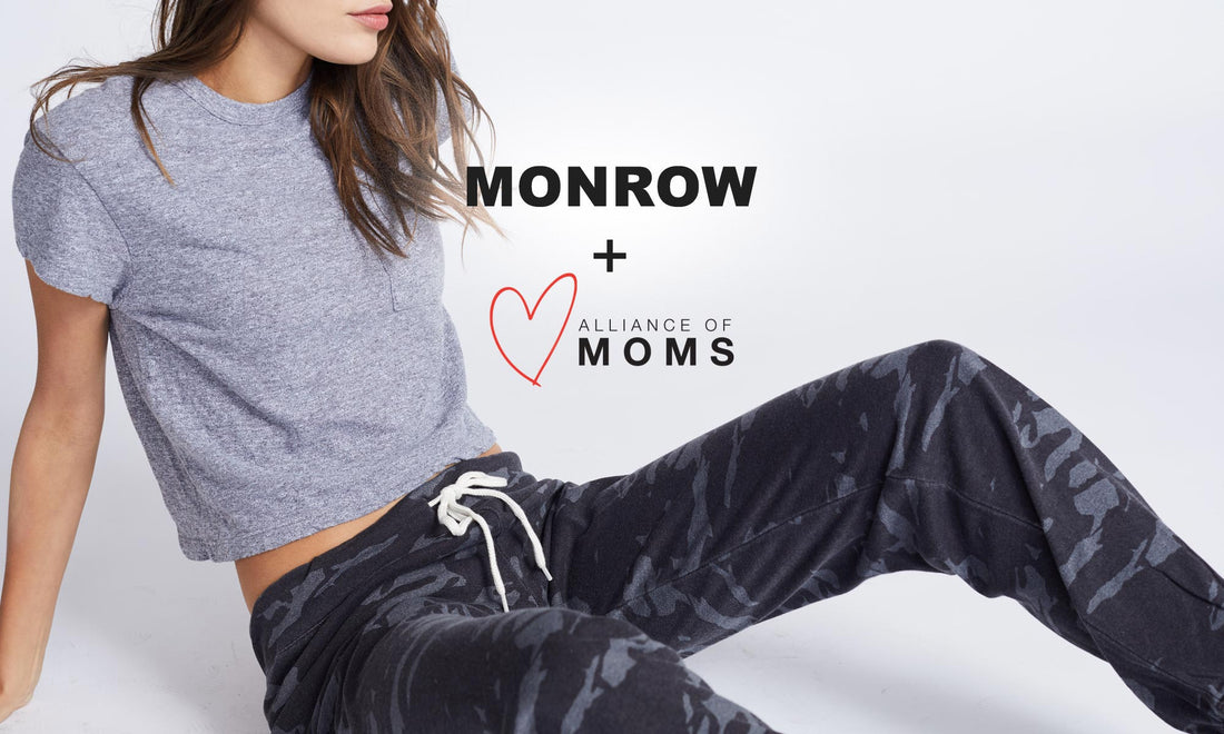 During the month of May, MONROW will be donating 15% of the proceeds from all CAMO styles.