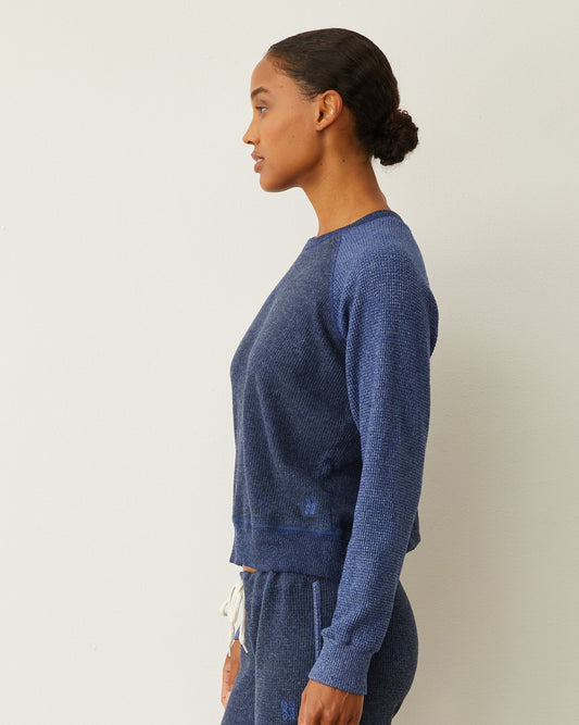 Brushed Thermal Color Block Raglan