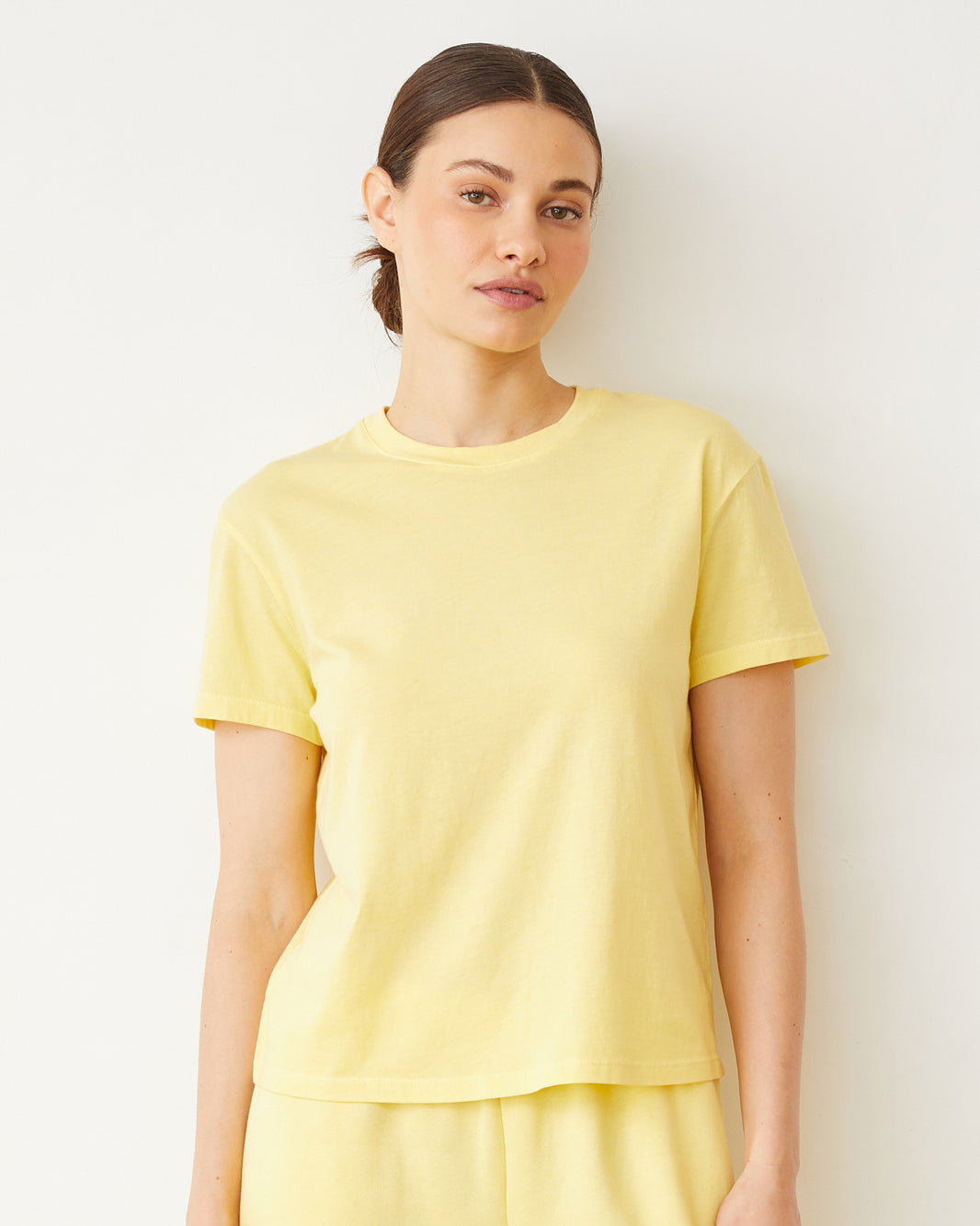 T-shirt Basique Femme Monrow - Taille L Gris Et Noir - Occasion Très Bon état