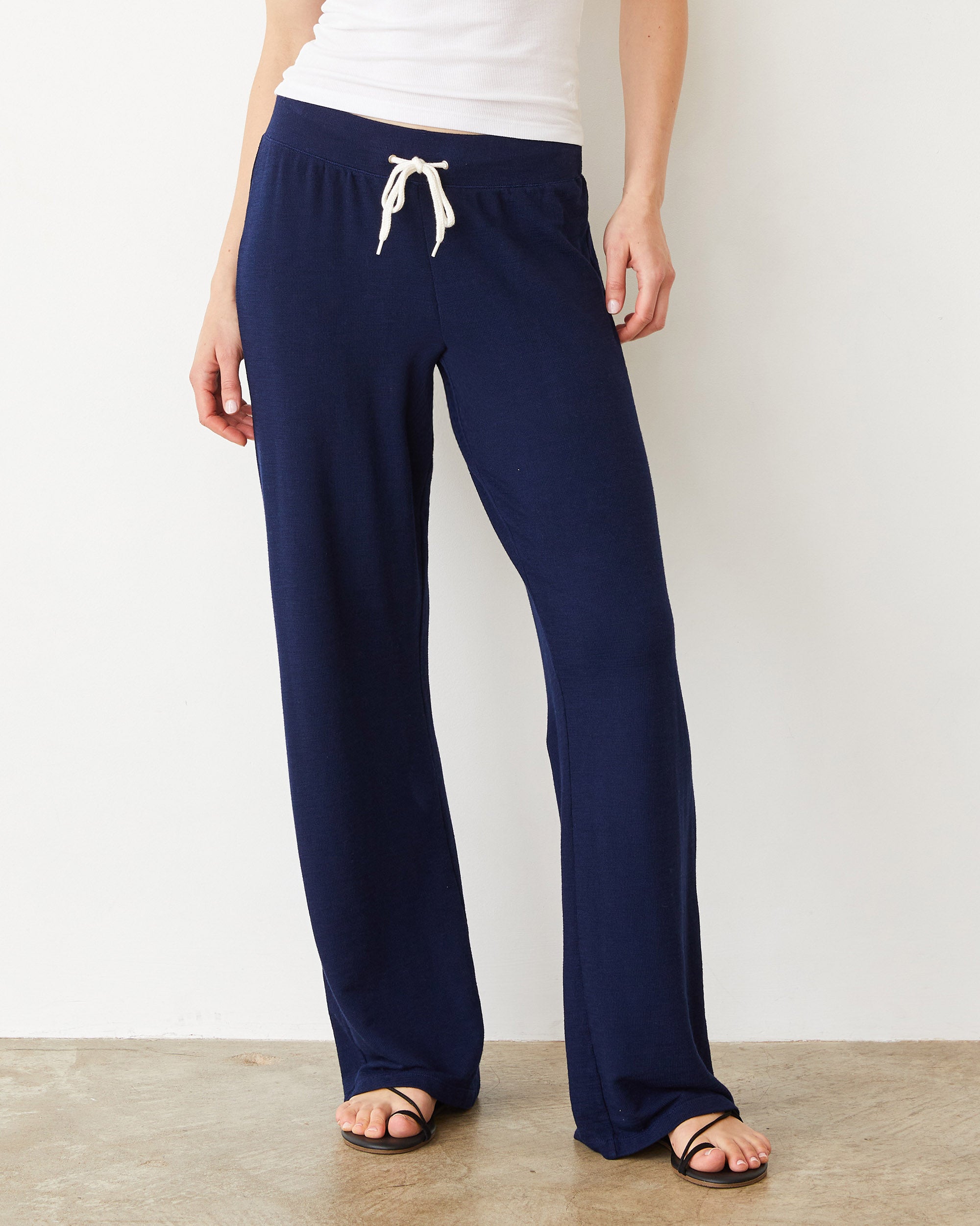 Supersoft Fleece Grandpa Sweatpants Amethyst - Monrow main image 1