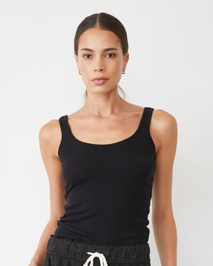 Supimafine Rib Scoop Neck Tank