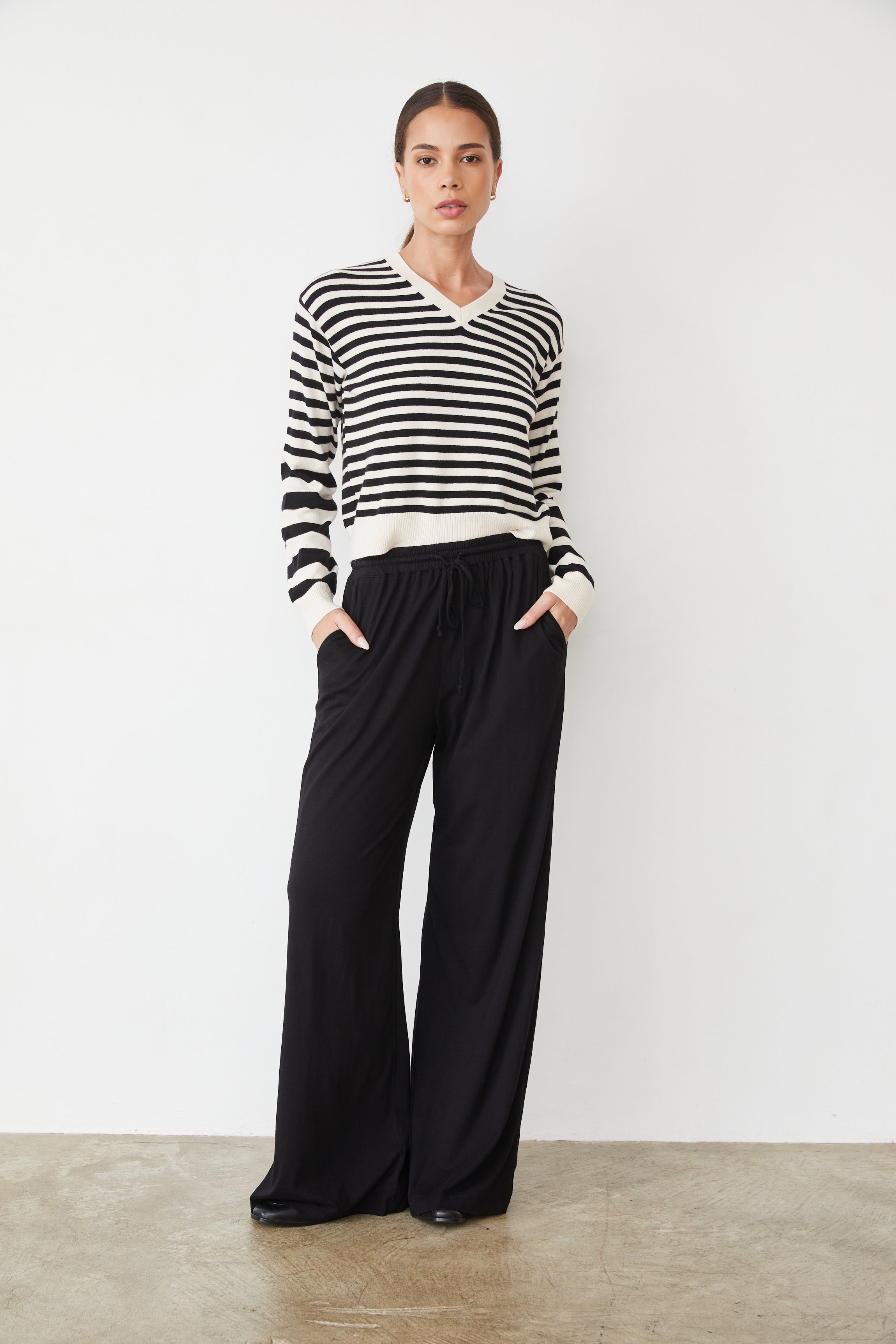 Organic Jersey Wide Leg Pant – MONROW