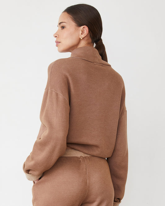 Teddy Fleece Funnel Pullover