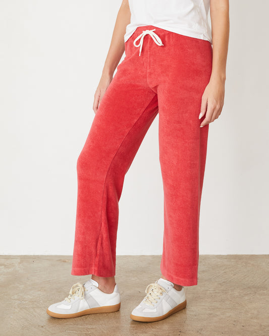 Terry Cloth Crop Pant
