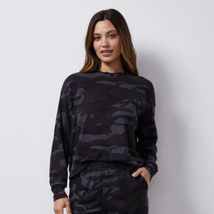 Camo Boxy Sweatshirt