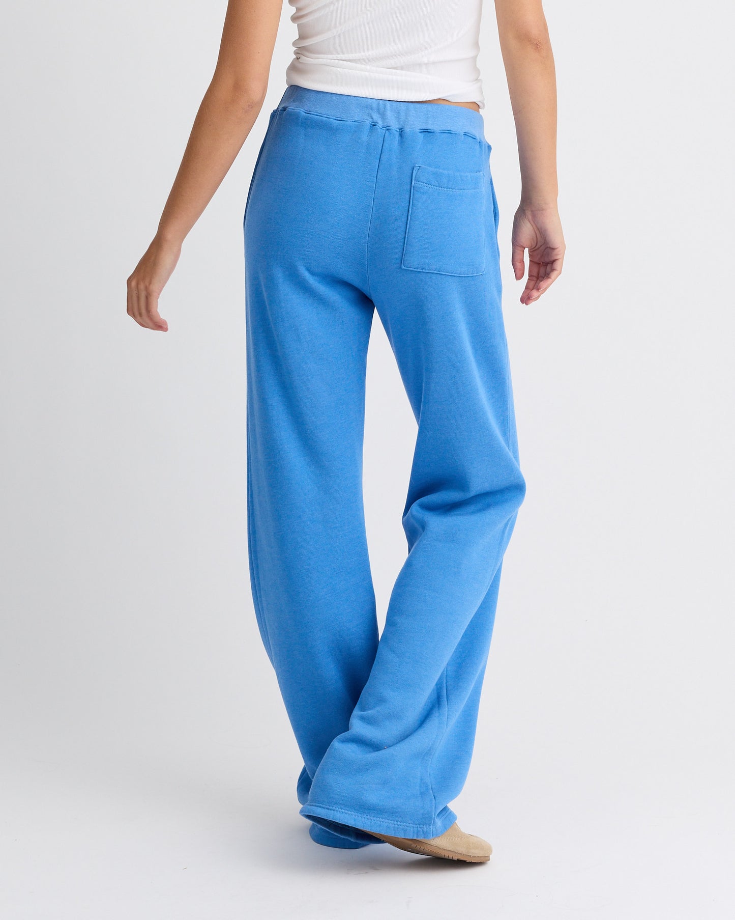 Teddy Fleece Straight Leg Sweatpant