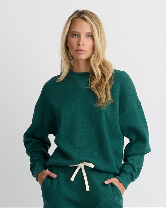 Teddy Fleece Crew Neck Sweatshirt