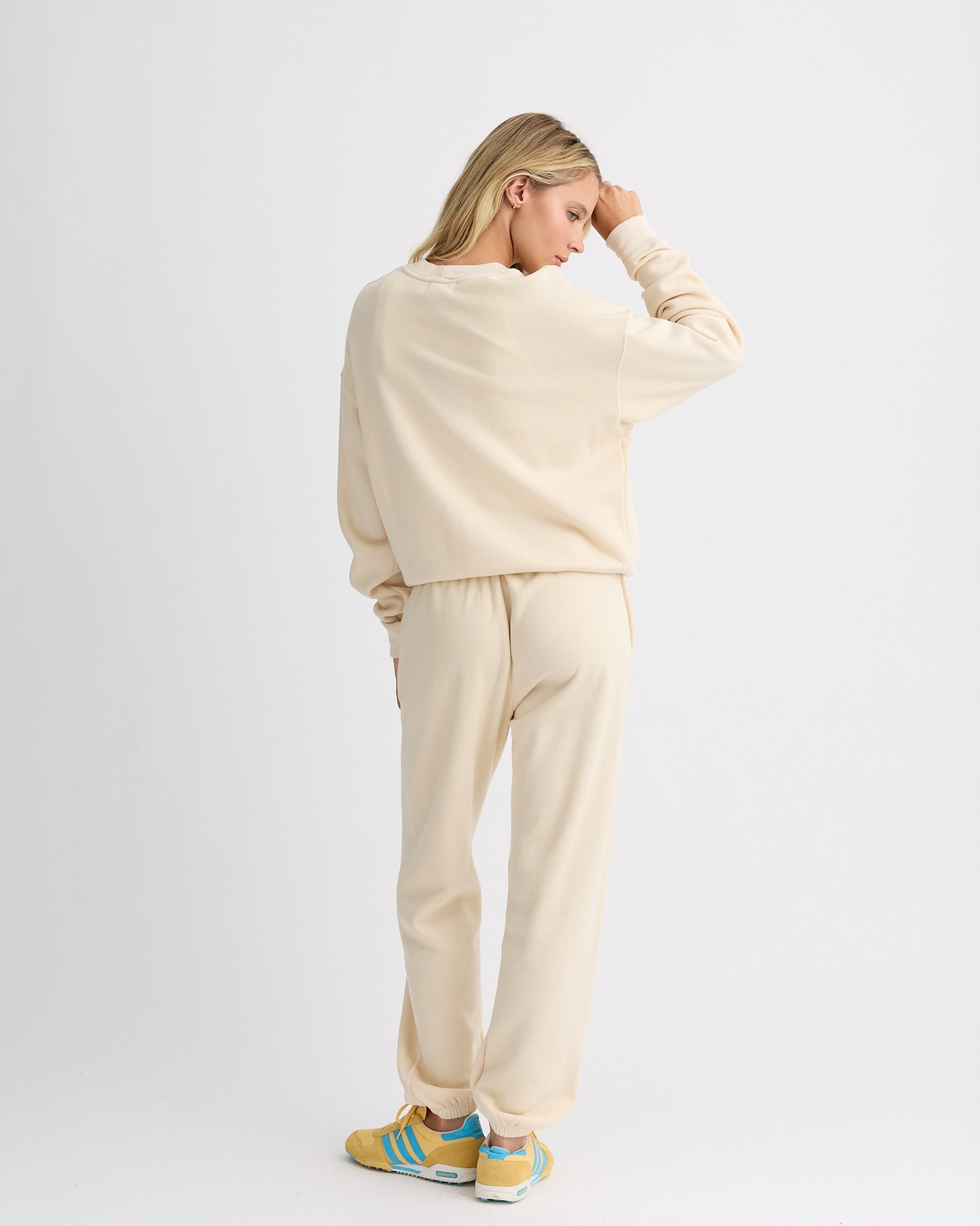 Teddy Fleece Crew Neck Sweatshirt