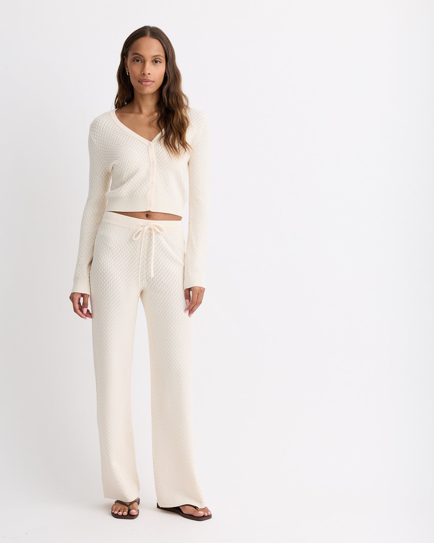 Soft Knit French Waffle Lounge Pant