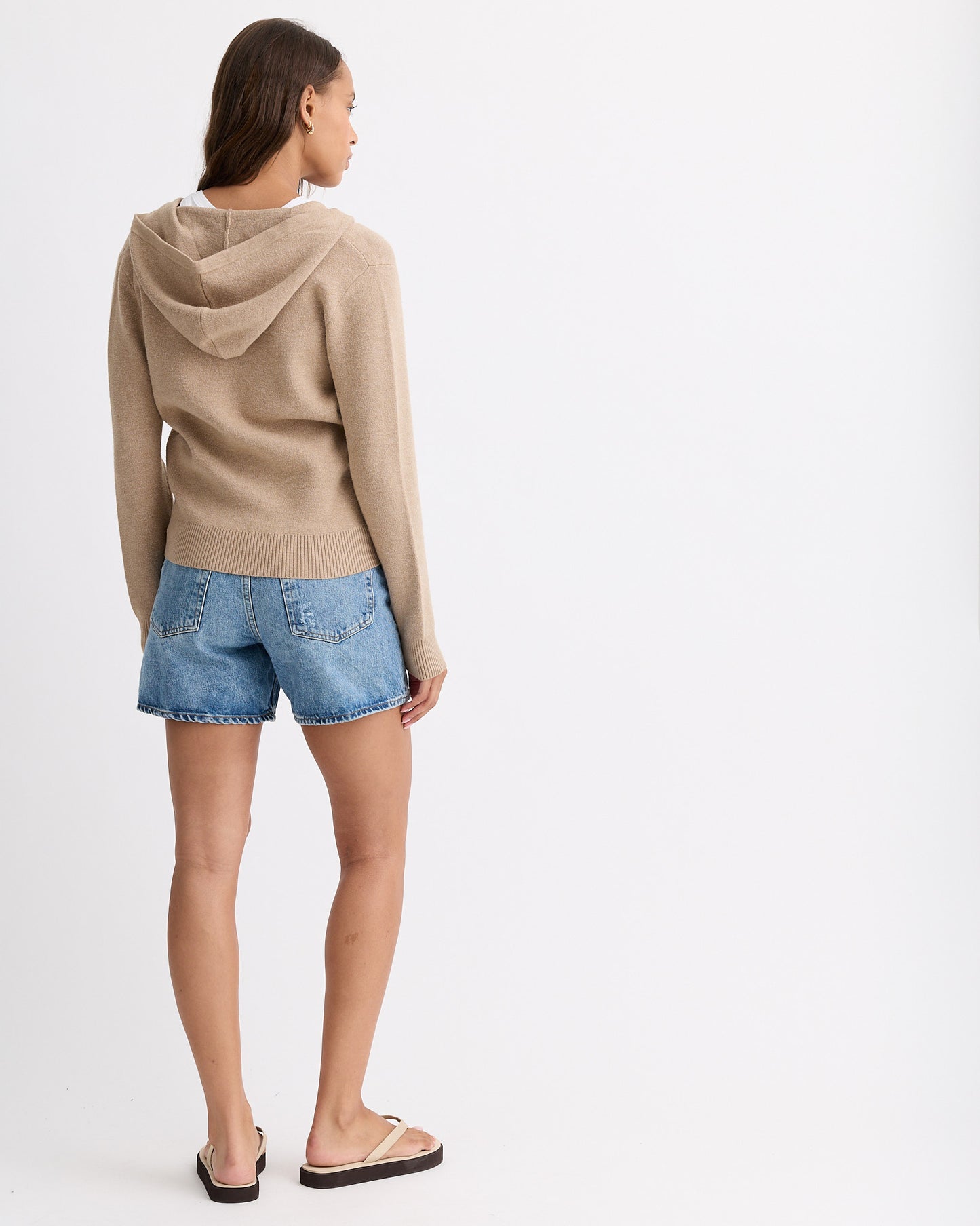 Soft Knit Zip Up Hoody