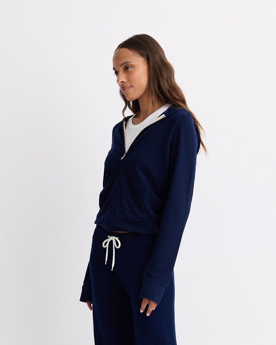 Supersoft Zip Up Hoody - Navy Color – MONROW