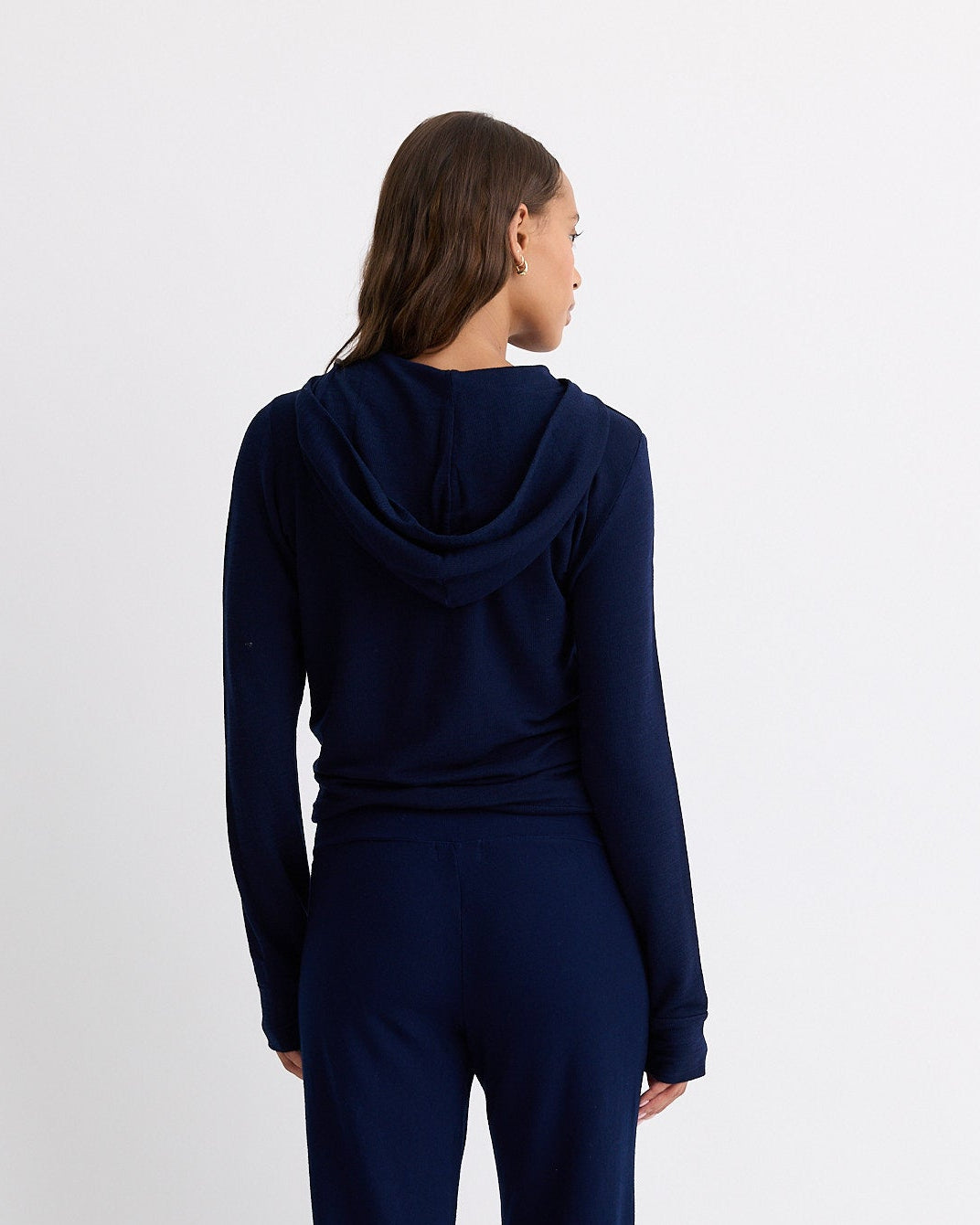 Supersoft Zip Up Hoody - Navy Color – MONROW
