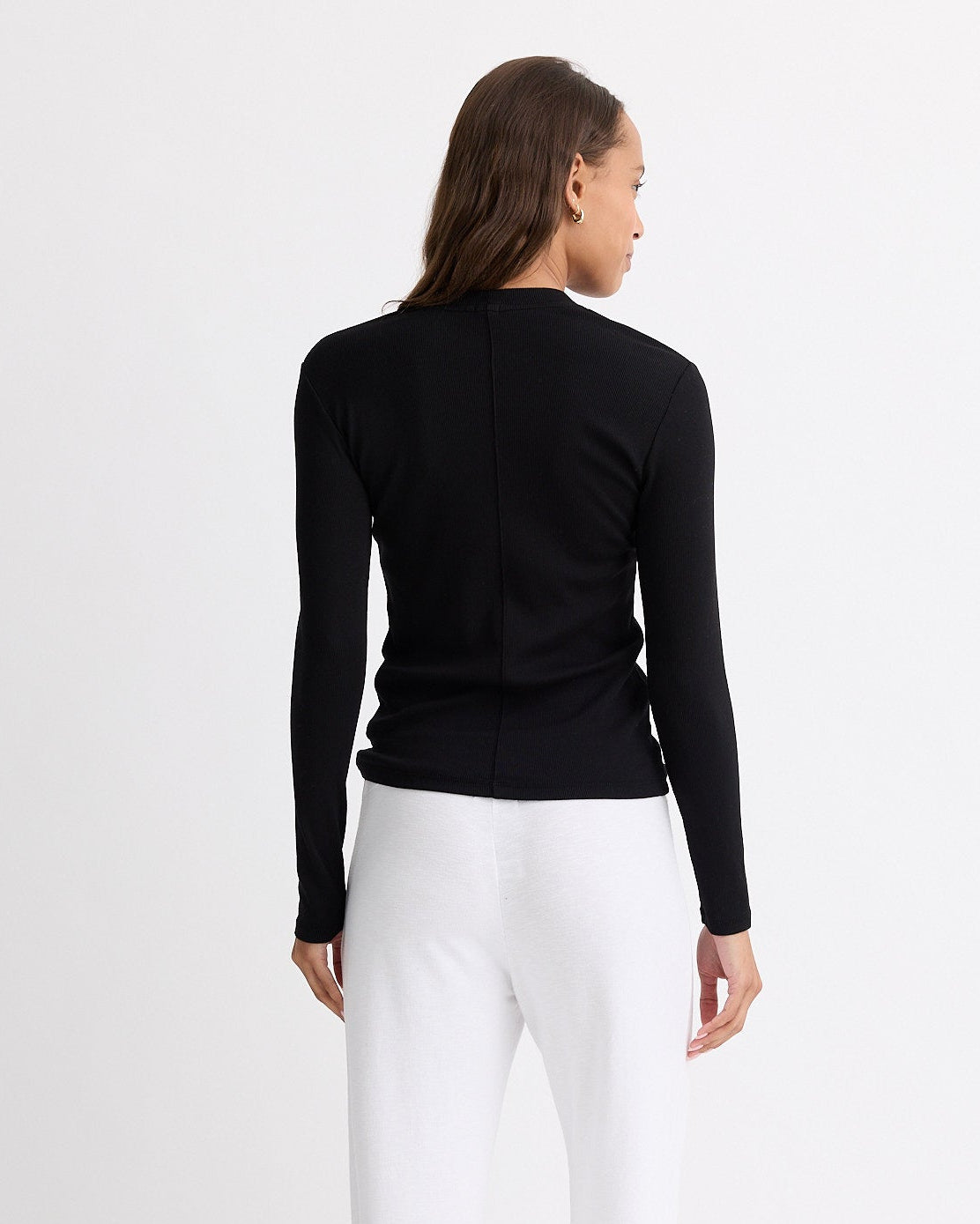 Supimaluxe Rib Long Sleeve Crew