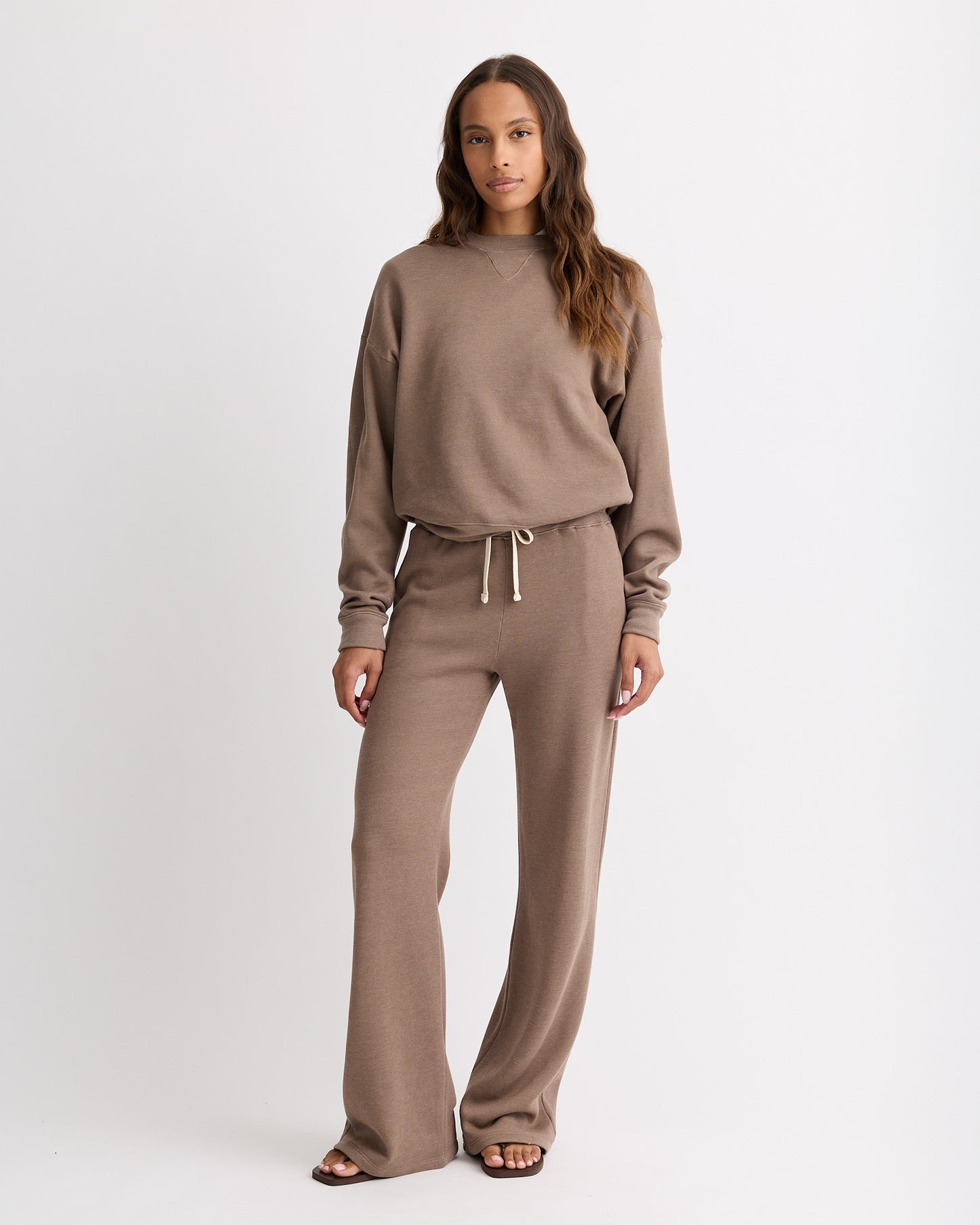 Teddy Fleece Straight Leg Sweat