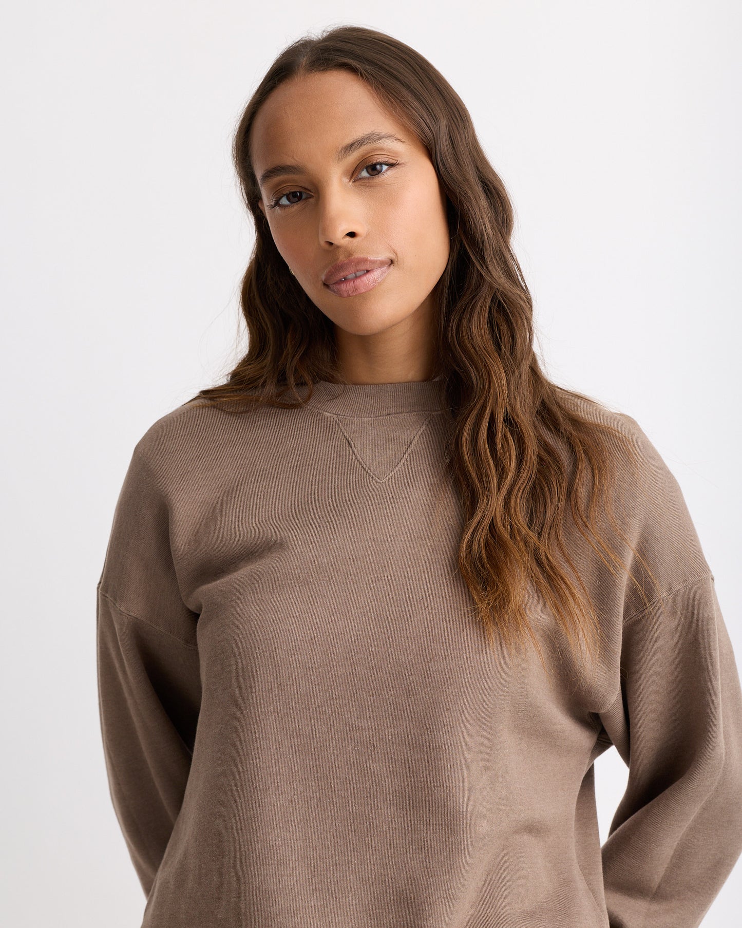 Teddy Fleece Crew Neck Sweatshirt