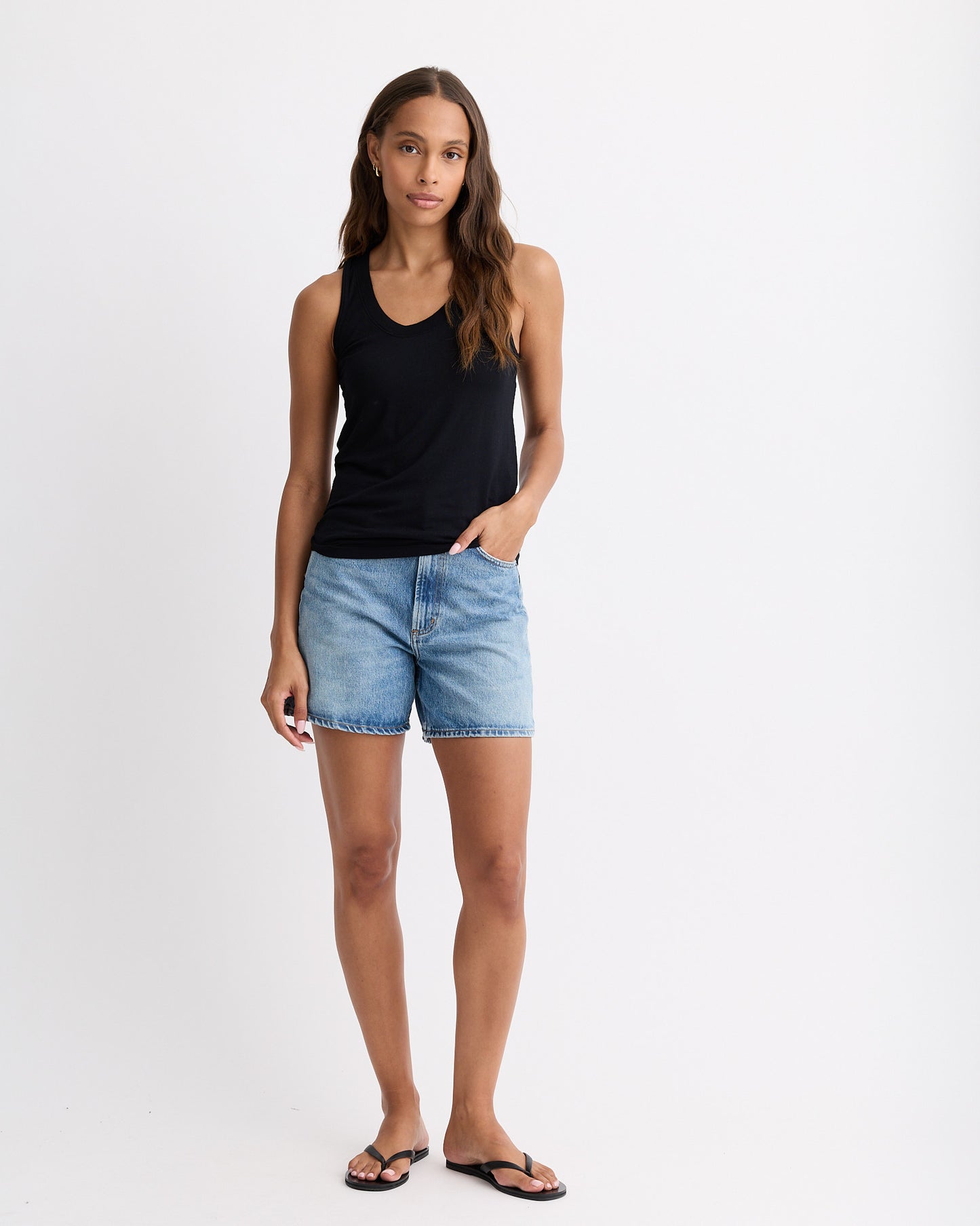 Cotton Modal Narrow Tank