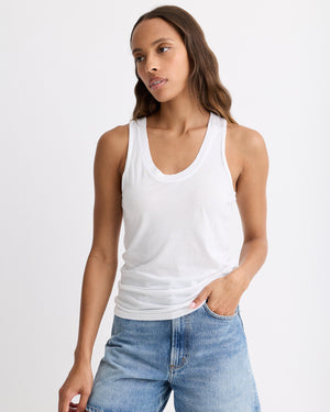 Cotton Modal Narrow Tank