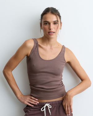 Supimaluxe Rib Scoop Neck Tank