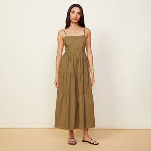 Poplin Maxi Dress