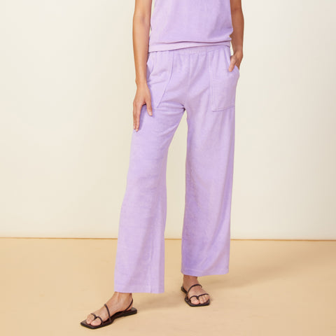 Terry Cloth Patch Pocket Pant – MONROW