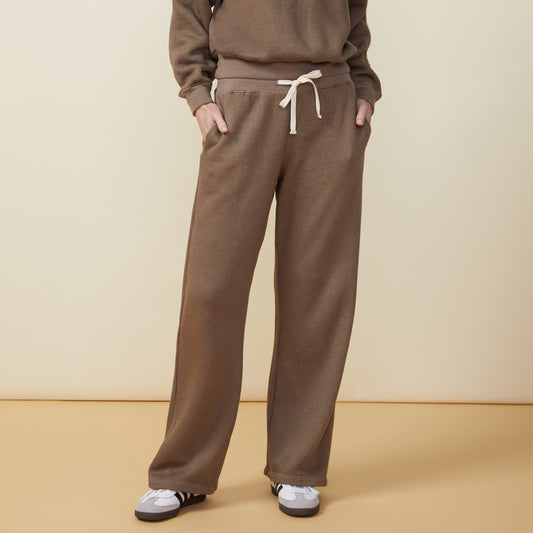 Teddy Fleece Straight Leg Sweat