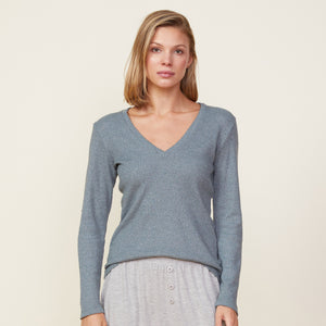 Thermal Long Sleeve V Neck