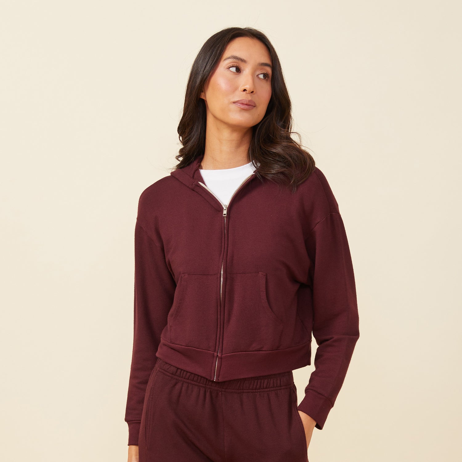 color group - SUPERSOFT FLEECE GIRLFRIEND ZIP UP HOODY - HJ0223