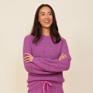 Wool Cashmere Space Dye Sweater