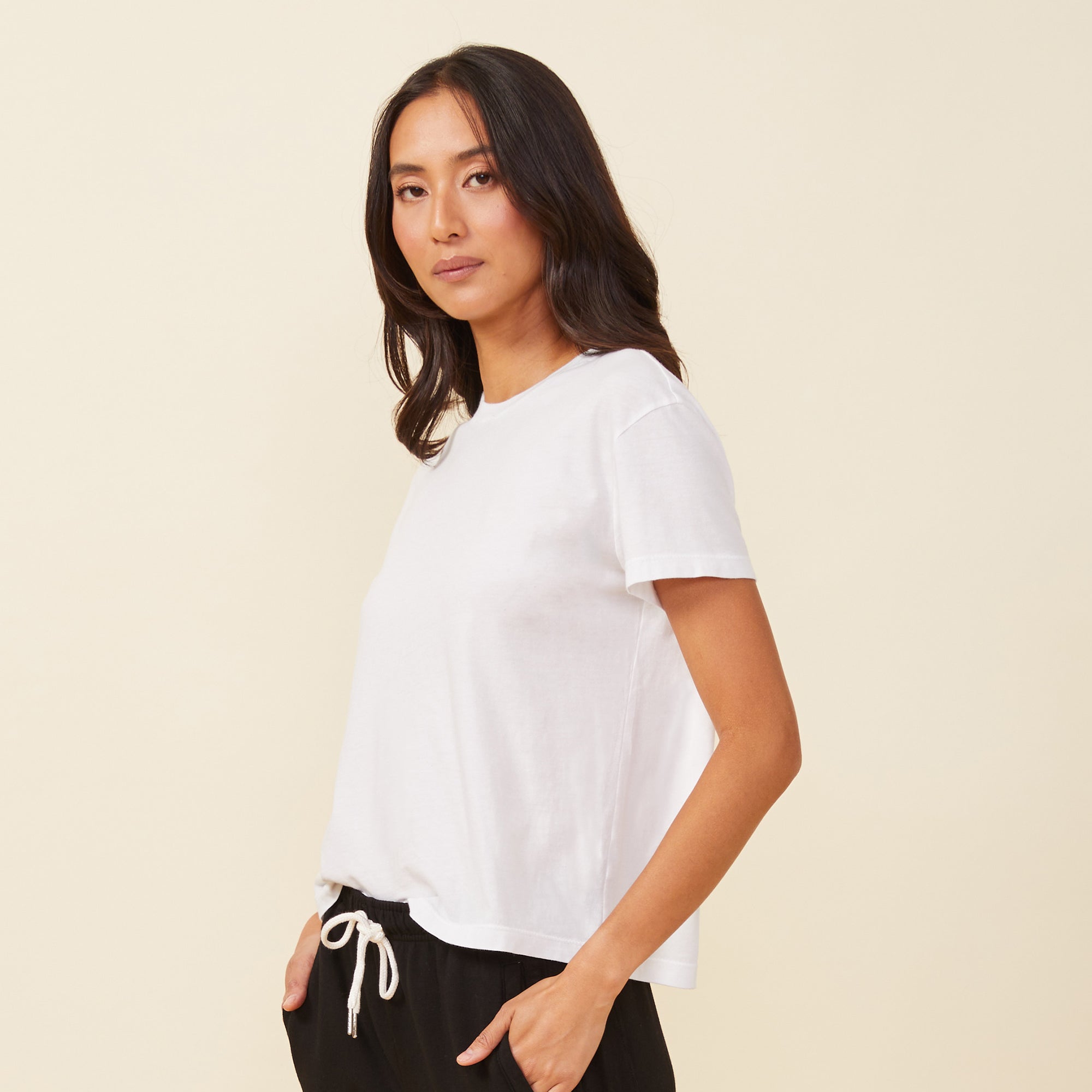 Basic Crew Neck Tee – MONROW