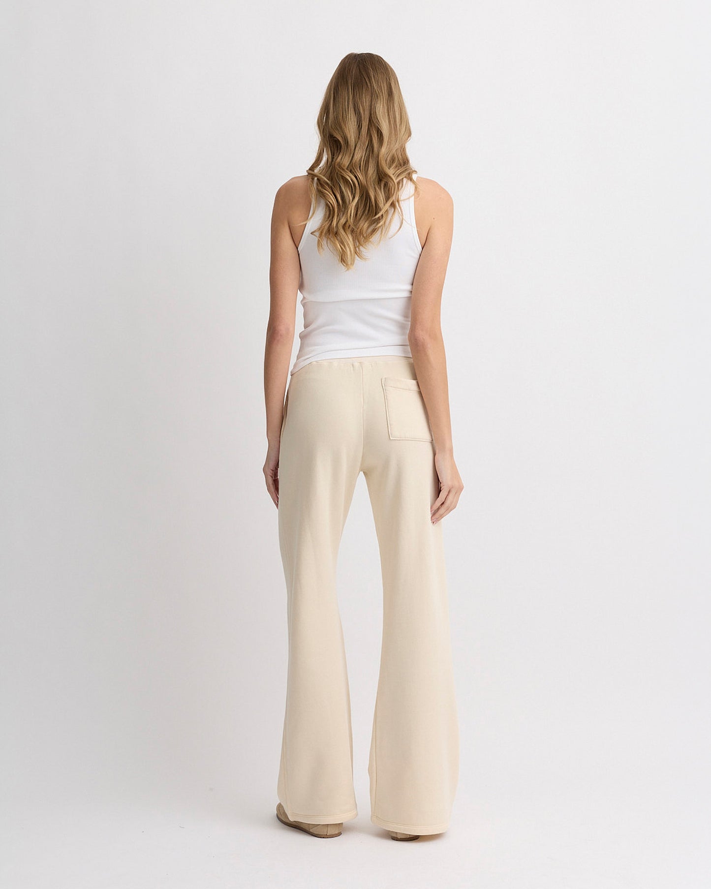 Teddy Fleece Straight Leg Sweatpant