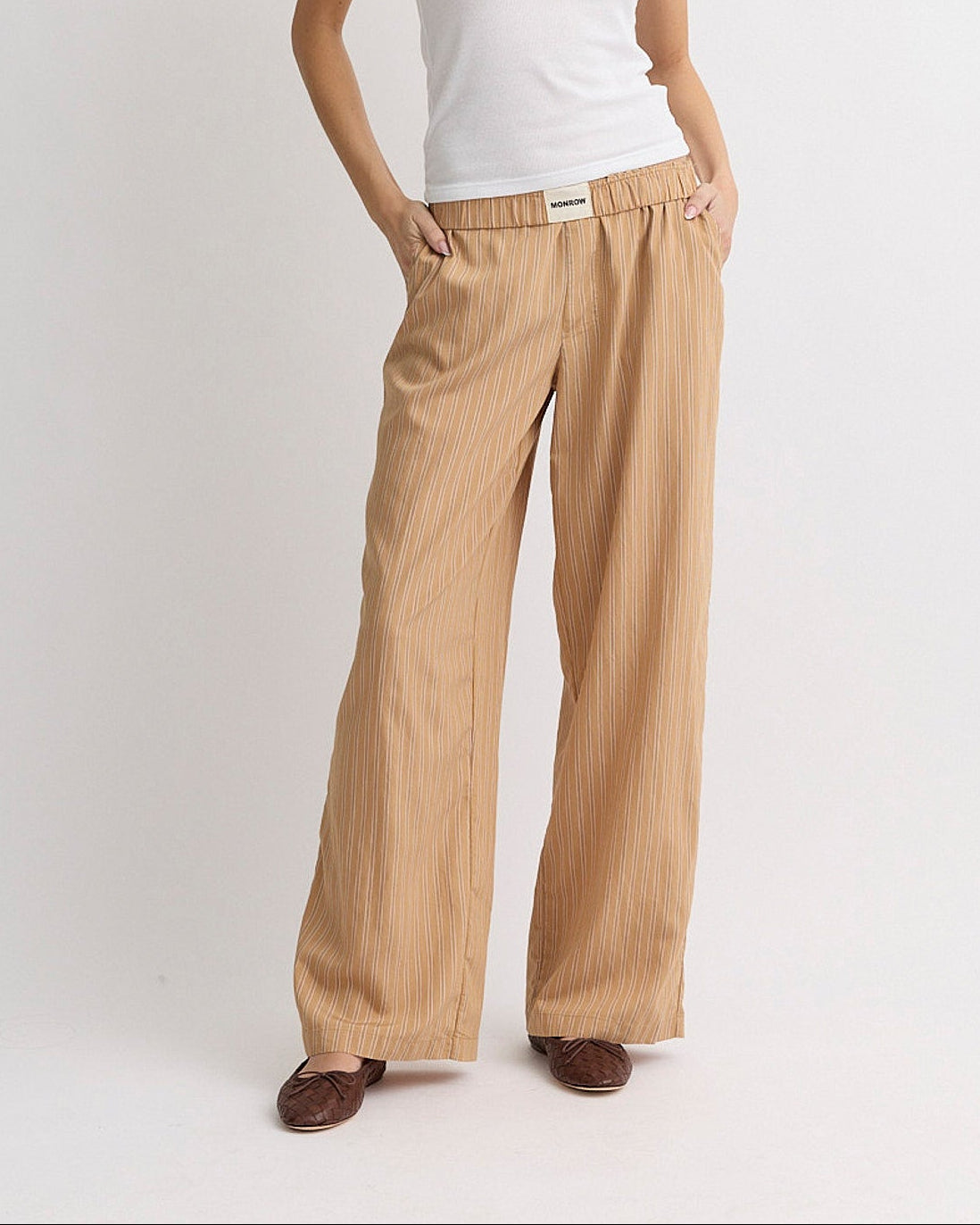 パンツ PUI CHECK RIBBON BOXER PANTS Poplin Boxer Pant – MONROW