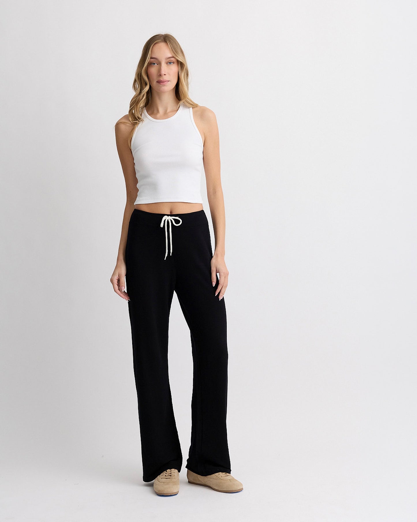 Supimaluxe Rib Crop High Neck Tank