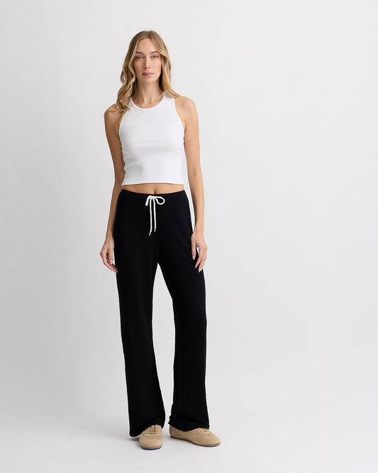 Supimaluxe Rib Crop High Neck Tank